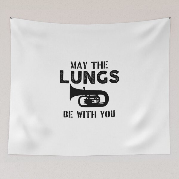 Item preview, Tuba Player Gift, may the lungs be with you Tubaist Funny Musician  Band Gift  Funny Rude Offensive saying, designed and sold by joygift369.