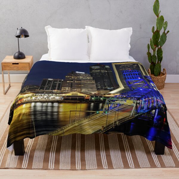 Item preview, Jacksonville Nighttime Skyline designed and sold by Kay Brewer.