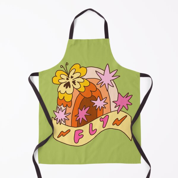 Item preview, Fly Butterfly Rainbow Stars Pink Orange Brown Retro Vintage Cute designed and sold by Megan O'Brien.