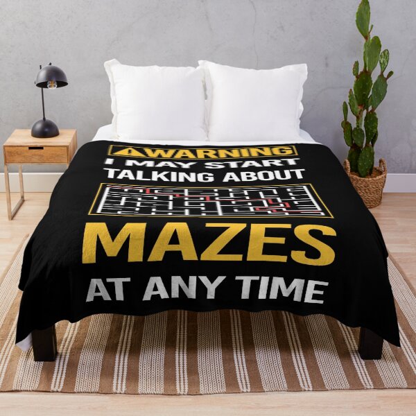 Item preview, Funny Warning Mazes Maze designed and sold by ArydeaNoriega.