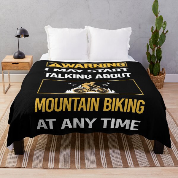 Item preview, Funny Warning Mountain Biking MTB designed and sold by ArydeaNoriega.