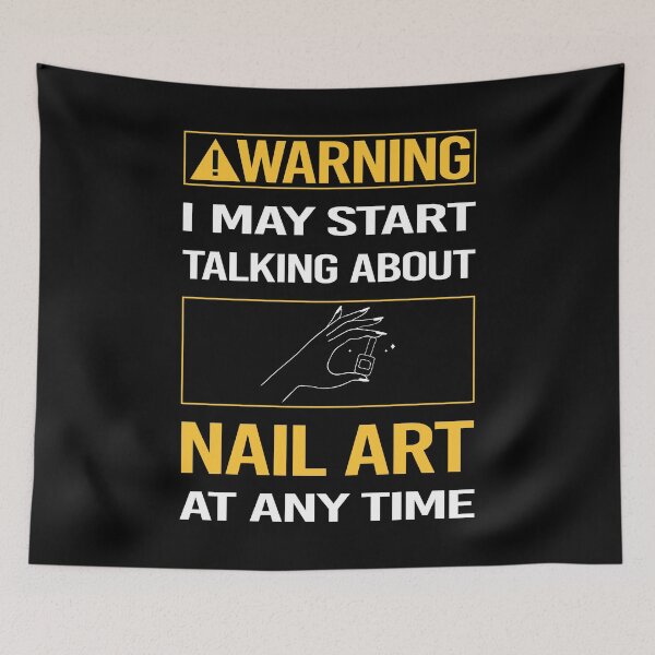 Item preview, Funny Warning Nail Art Nail Tech Nails Manicure Manicurist Pedicure Pedicurist designed and sold by ArydeaNoriega.