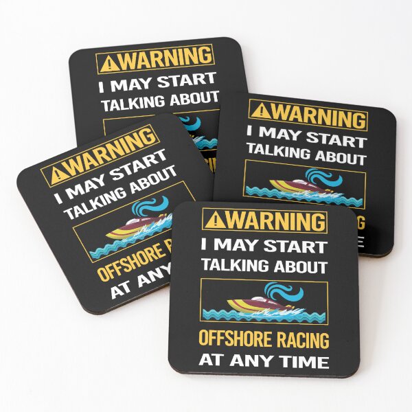 Item preview, Funny Warning Offshore Racing designed and sold by ArydeaNoriega.