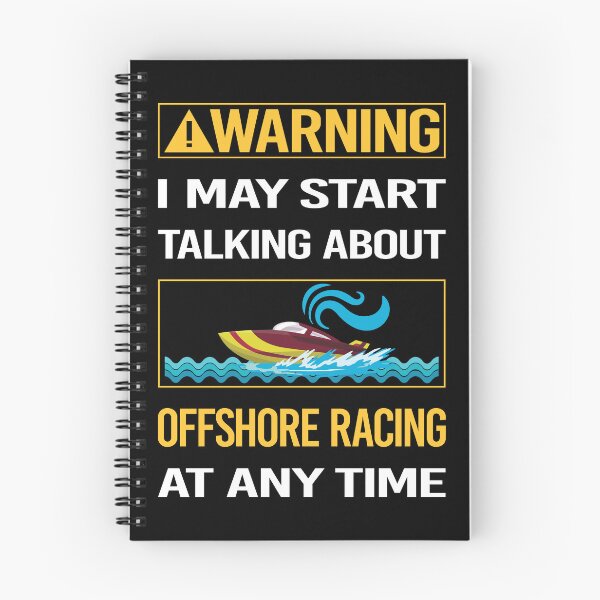 Item preview, Funny Warning Offshore Racing designed and sold by ArydeaNoriega.
