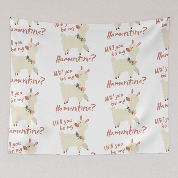 Item preview, Will You Be My Llamentine? designed and sold by SweetAndSpice.