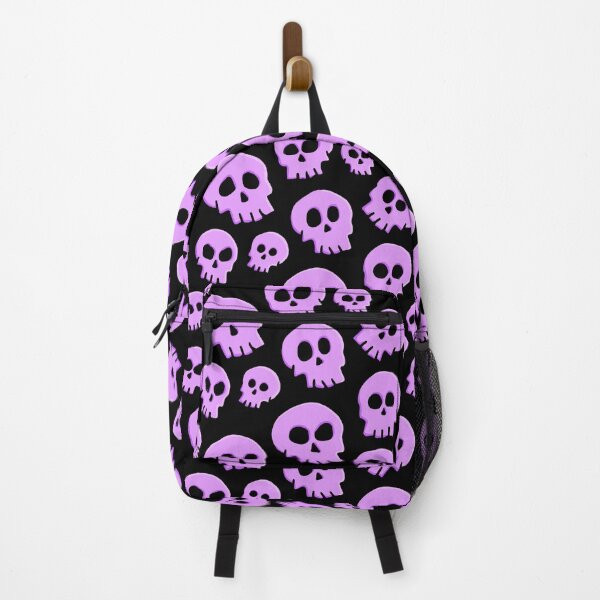 Item preview, Cute Skull Pattern Purple designed and sold by StuffByRo.