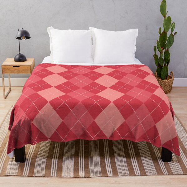 Item preview, ~ red argyle ~ designed and sold by aurealia designs.