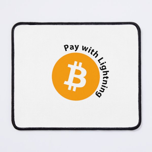 Item preview, Pay with Lightning (Bitcoin Network / Lightning Network) circle designed and sold by NautilusMare.