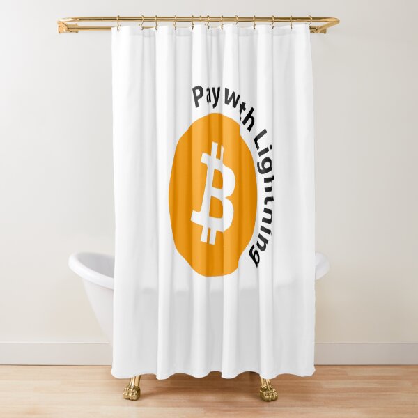 Item preview, Pay with Lightning (Bitcoin Network / Lightning Network) circle designed and sold by NautilusMare.