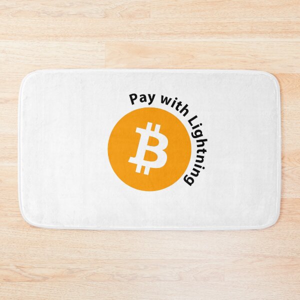 Item preview, Pay with Lightning (Bitcoin Network / Lightning Network) circle designed and sold by NautilusMare.