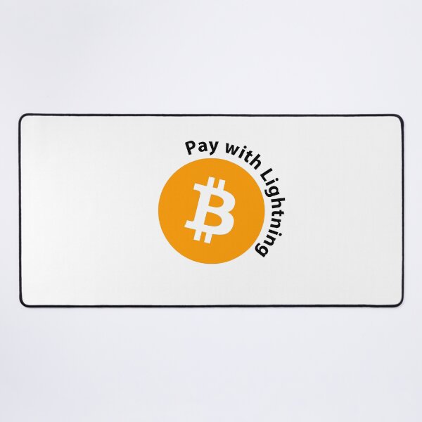 Item preview, Pay with Lightning (Bitcoin Network / Lightning Network) circle designed and sold by NautilusMare.