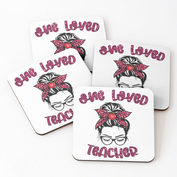 Item preview, Cute Teacher One Loved Teacher Gift - Valentines Funny Women Men Teacher designed and sold by charaf19.