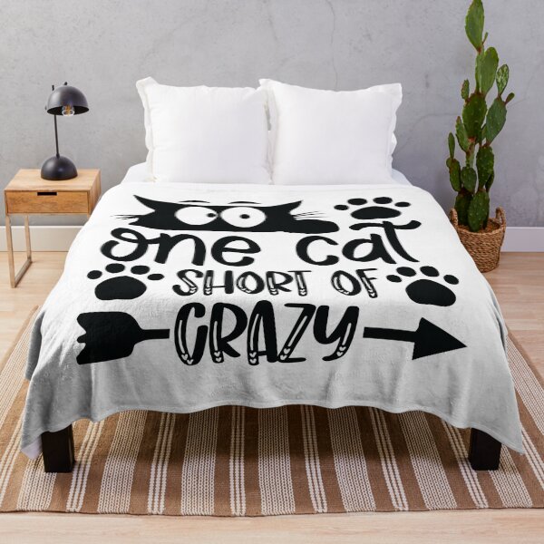 Item preview, One Cat Short Of Crazy designed and sold by Ala Muk.