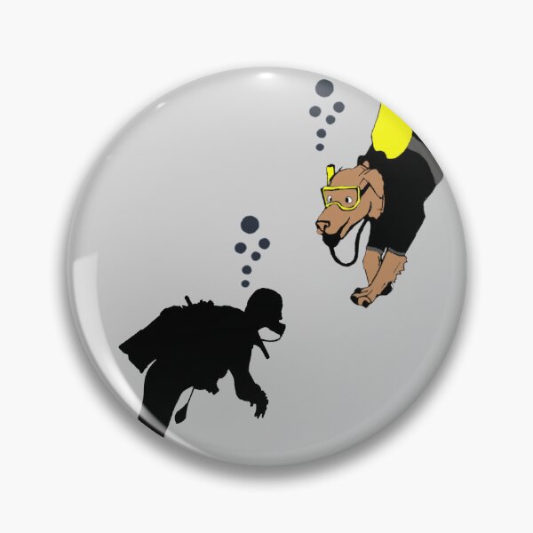Item preview, Scuba diving dog dogs - gift idea for dogs and scuba diving lovers - Underwater Adventure Awaits - Dive Buddy Duo designed and sold by Live  Today.