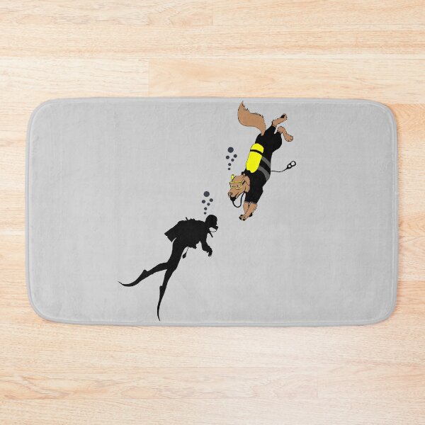 Item preview, Scuba diving dog dogs - gift idea for dogs and scuba diving lovers - Underwater Adventure Awaits - Dive Buddy Duo designed and sold by Live  Today.