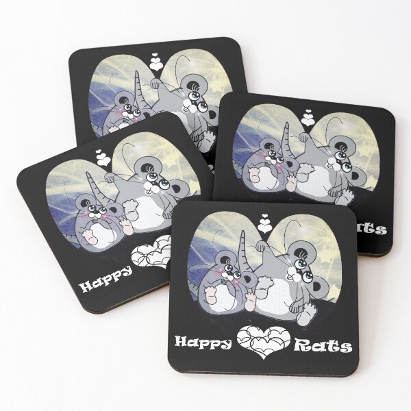 Item preview, Happy rats  designed and sold by Shirley cute art .