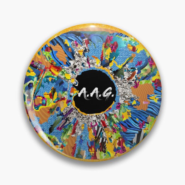 Item preview, A.A.G. logo - eye with colorful structures designed and sold by AlleryAGart.