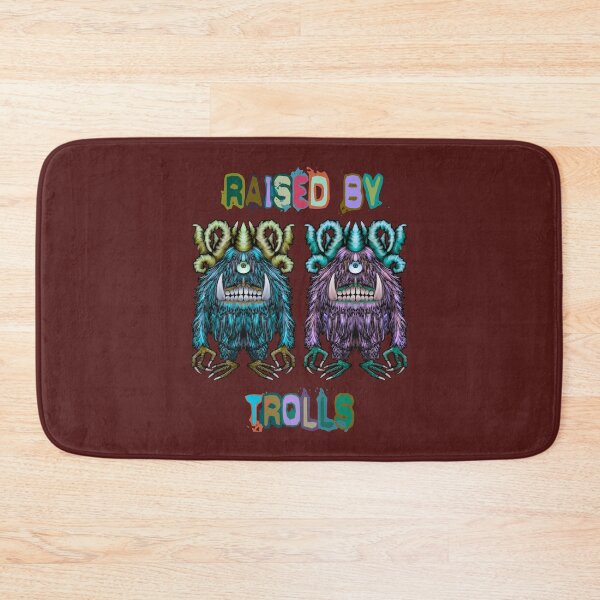 Item preview, Raised by trolls (not wolves) funny kids parents designed and sold by SolidEarthArt.