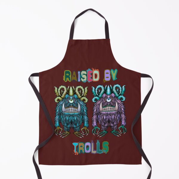 Item preview, Raised by trolls (not wolves) funny kids parents designed and sold by SolidEarthArt.