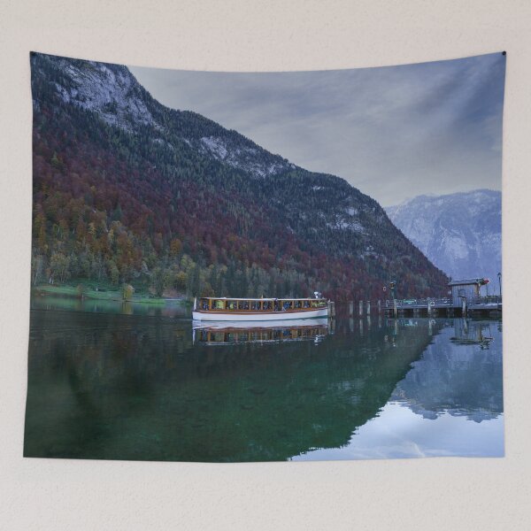Item preview, Passenger boat on the Koenigssee designed and sold by rawshutterbug.