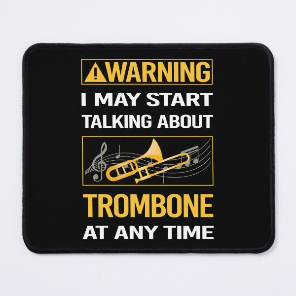 Item preview, Funny Warning Trombone Trombonist designed and sold by FulviaContreras.