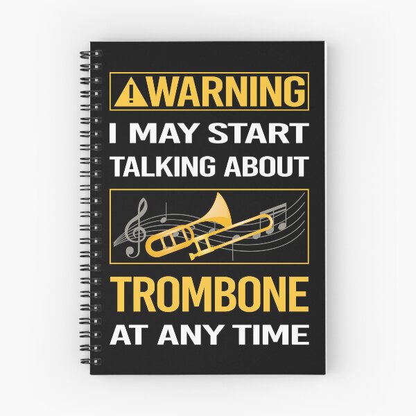 Item preview, Funny Warning Trombone Trombonist designed and sold by FulviaContreras.