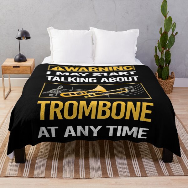 Item preview, Funny Warning Trombone Trombonist designed and sold by FulviaContreras.