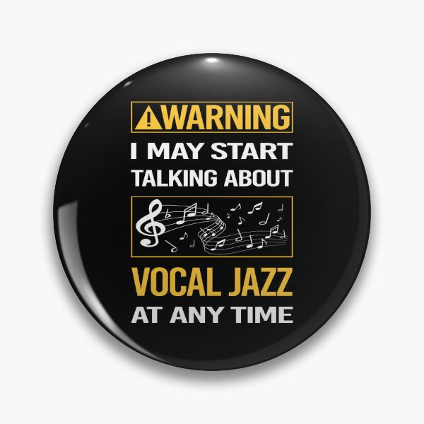 Item preview, Funny Warning Vocal jazz designed and sold by FulviaContreras.