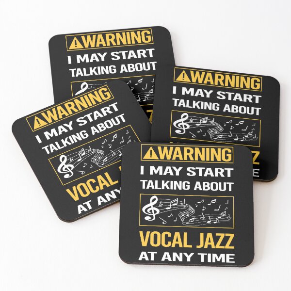 Item preview, Funny Warning Vocal jazz designed and sold by FulviaContreras.
