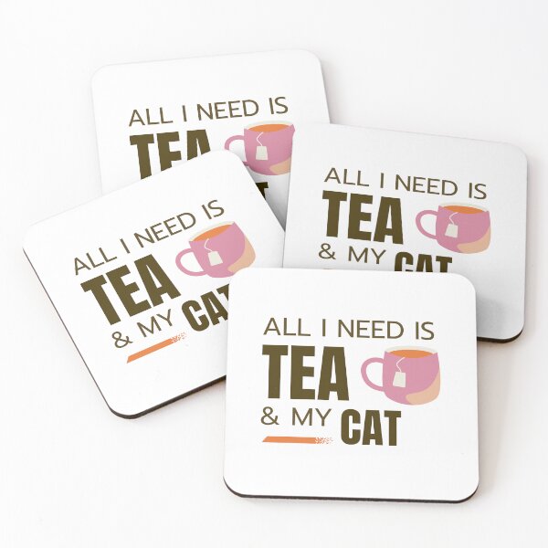Item preview, All I need Is Tea And My Cat designed and sold by RihabPrint.