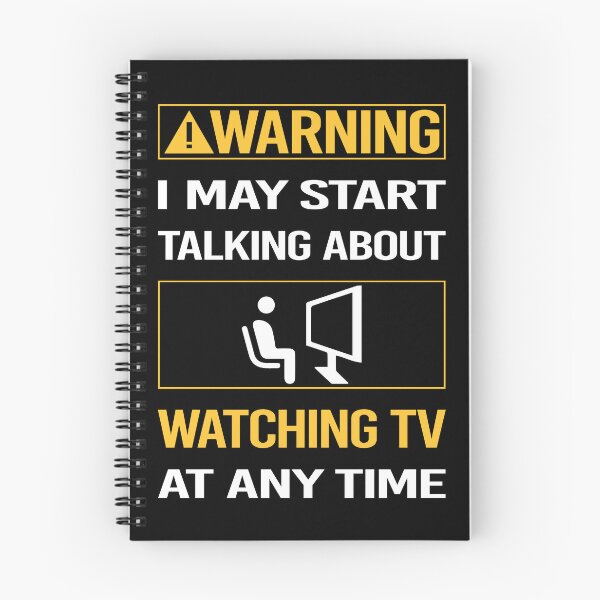 Item preview, Funny Warning Watching TV designed and sold by FulviaContreras.