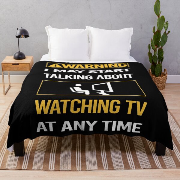 Item preview, Funny Warning Watching TV designed and sold by FulviaContreras.