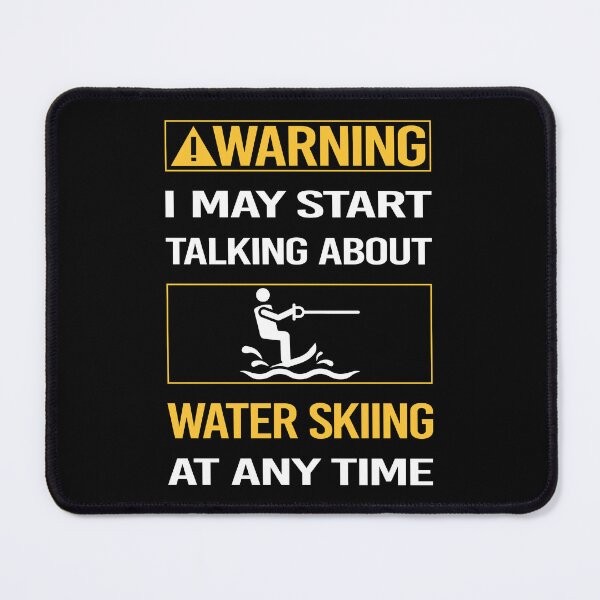 Item preview, Funny Warning Water Skiing designed and sold by FulviaContreras.