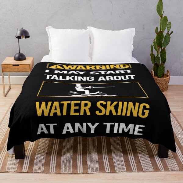 Item preview, Funny Warning Water Skiing designed and sold by FulviaContreras.