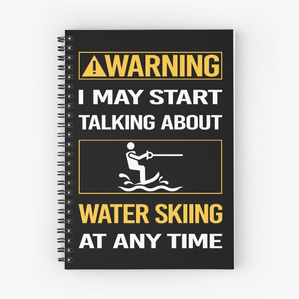 Item preview, Funny Warning Water Skiing designed and sold by FulviaContreras.