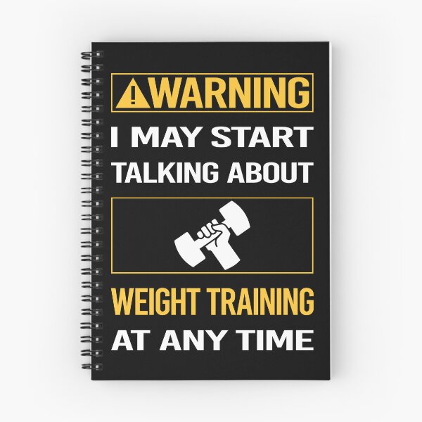 Item preview, Funny Warning Weight Training designed and sold by FulviaContreras.
