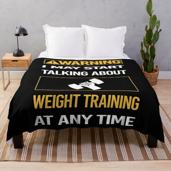 Item preview, Funny Warning Weight Training designed and sold by FulviaContreras.