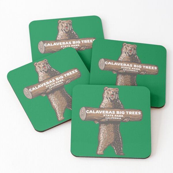 Item preview, Calaveras Big Trees State Park California CA Forest and Wilderness Bear Carrying a Tree Log designed and sold by palmettodigital.