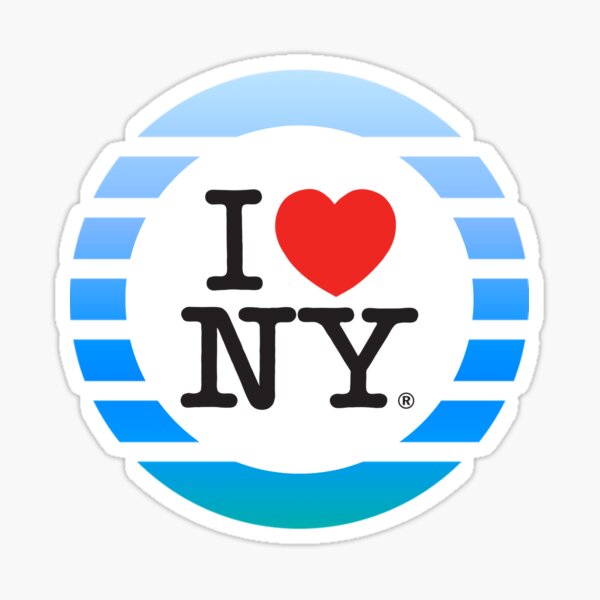 I Can't Afford to Love NY Sticker New York 