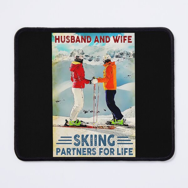 Item preview, Husband And Wife Skiing Partners For Life Poster Gift - Husband And Wife Skiing Partners For Life Valentine designed and sold by PaulaSpringArt.
