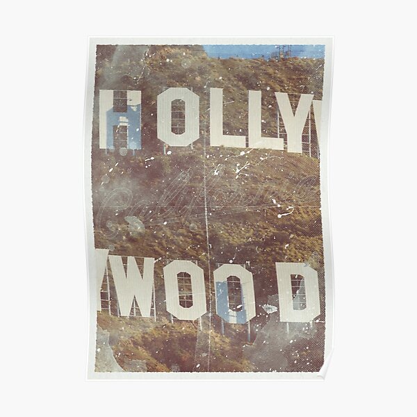 Wandbilder Das Hollywood Zeichen Redbubble