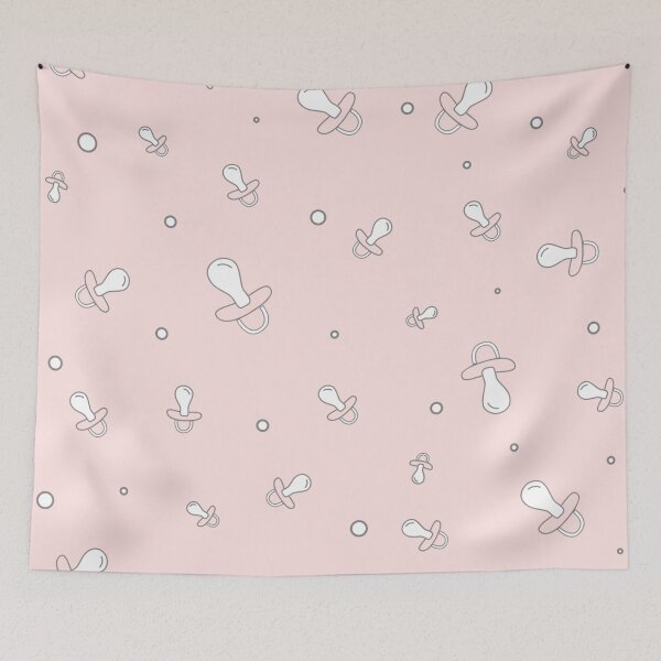 Item preview, Baby pacifier seamless pattern designed and sold by TheWalnut.
