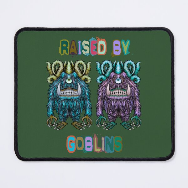 Item preview, Raised by goblins (not wolves) funny kids parents designed and sold by SolidEarthArt.