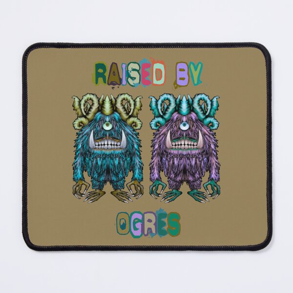 Item preview, Raised by ogres (not wolves) funny kids parents designed and sold by SolidEarthArt.