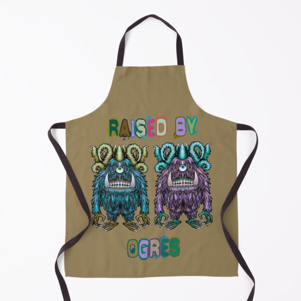 Item preview, Raised by ogres (not wolves) funny kids parents designed and sold by SolidEarthArt.