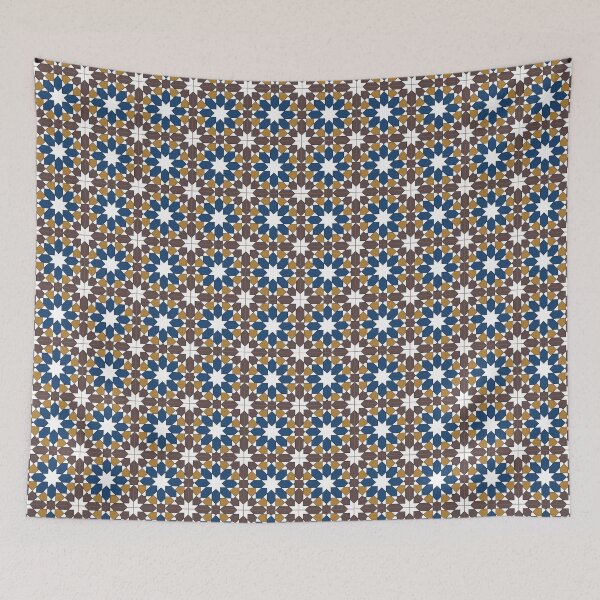 Item preview, Mosaic Lisbon Portugal tile pattern designed and sold by arkantus.