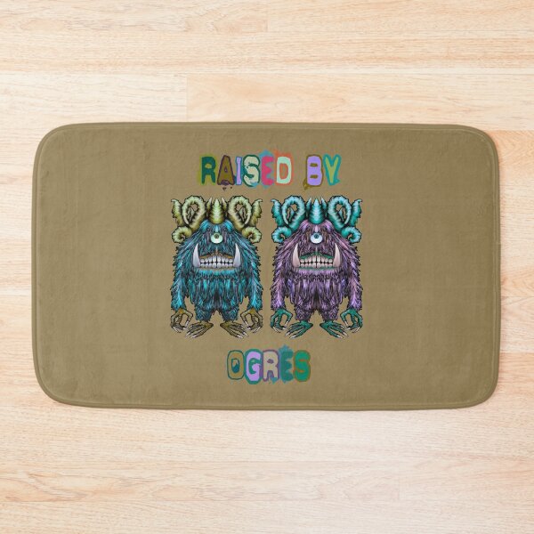 Item preview, Raised by ogres (not wolves) funny kids parents designed and sold by SolidEarthArt.