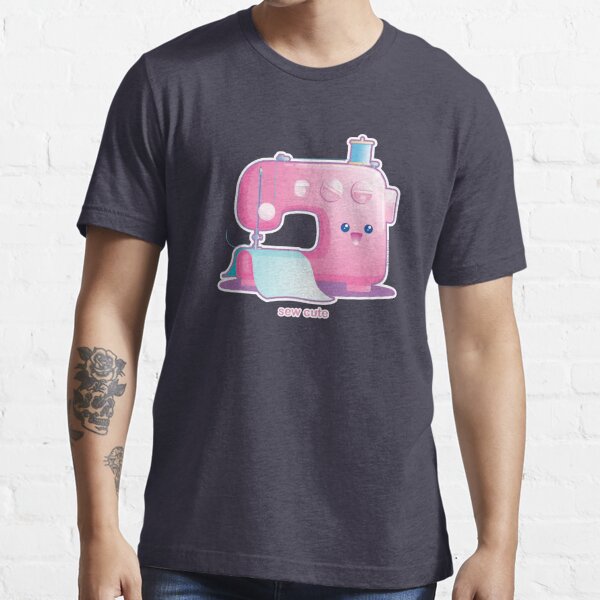 Sew Cute Kawaii Sewing Machine Essential T-Shirt for Sale by kimchikawaii