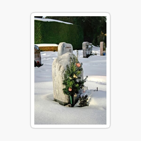 Item preview, Christmas decoration on a grave designed and sold by Calidris Fotografie Steffi & Ben Köppler.