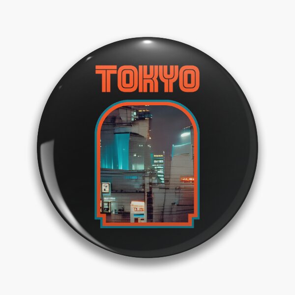 Item preview, Tokyo City Night Abstract Retro Sci-Fi designed and sold by patricklevar.
